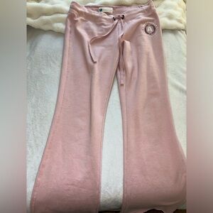 light pink aero flared pants